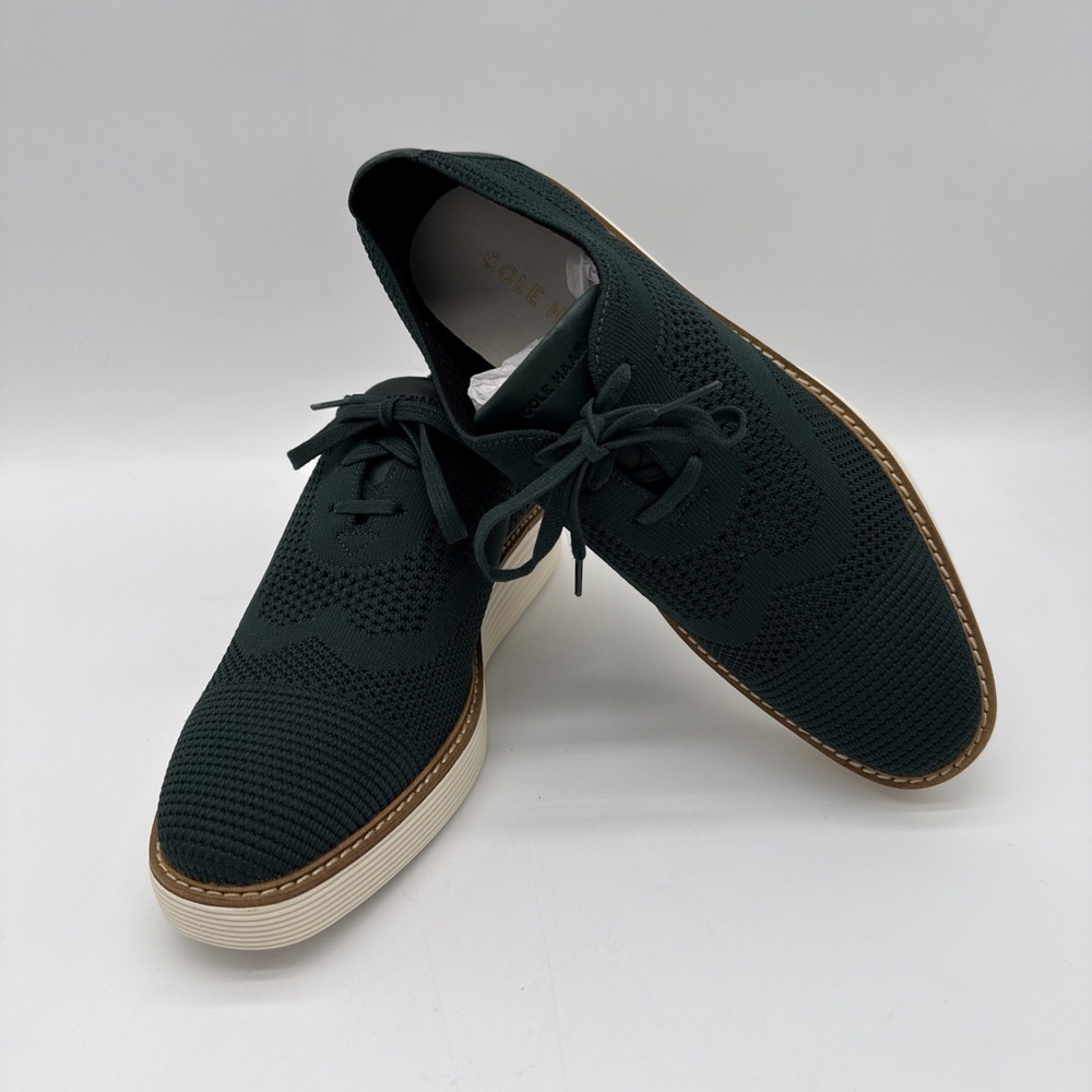 Cole Haan Women's ØriginalGrand Platform Wingtip Style W28988 Size 11B‎ Green